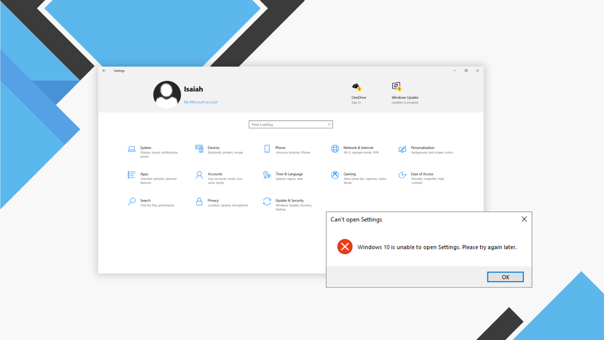 How to Fix Settings Not Opening in Windows 10