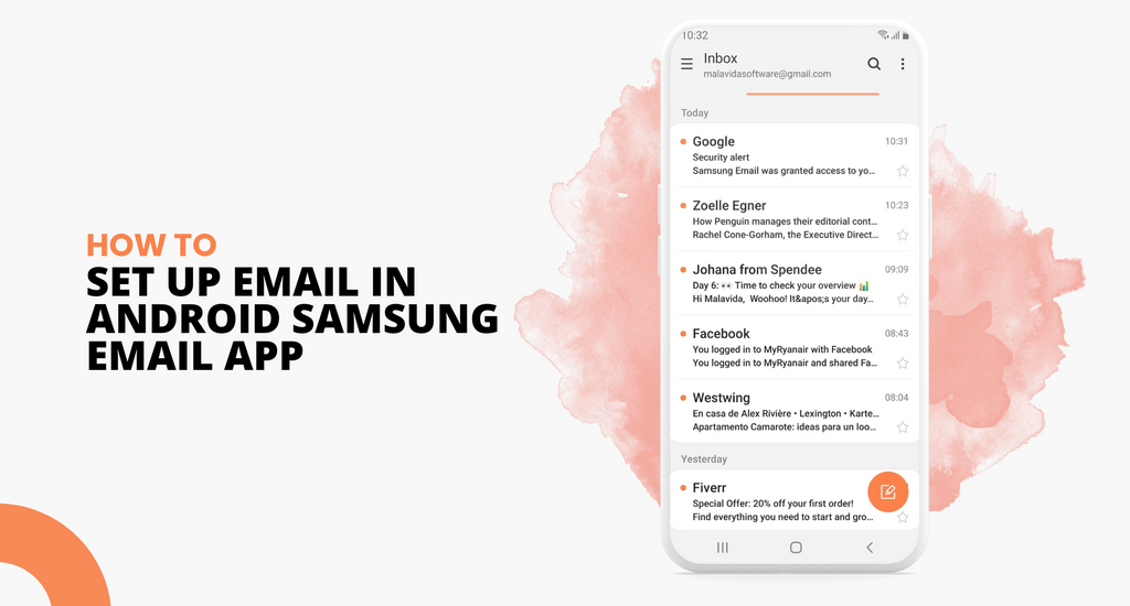 How to Set up Email in Android Samsung Email App