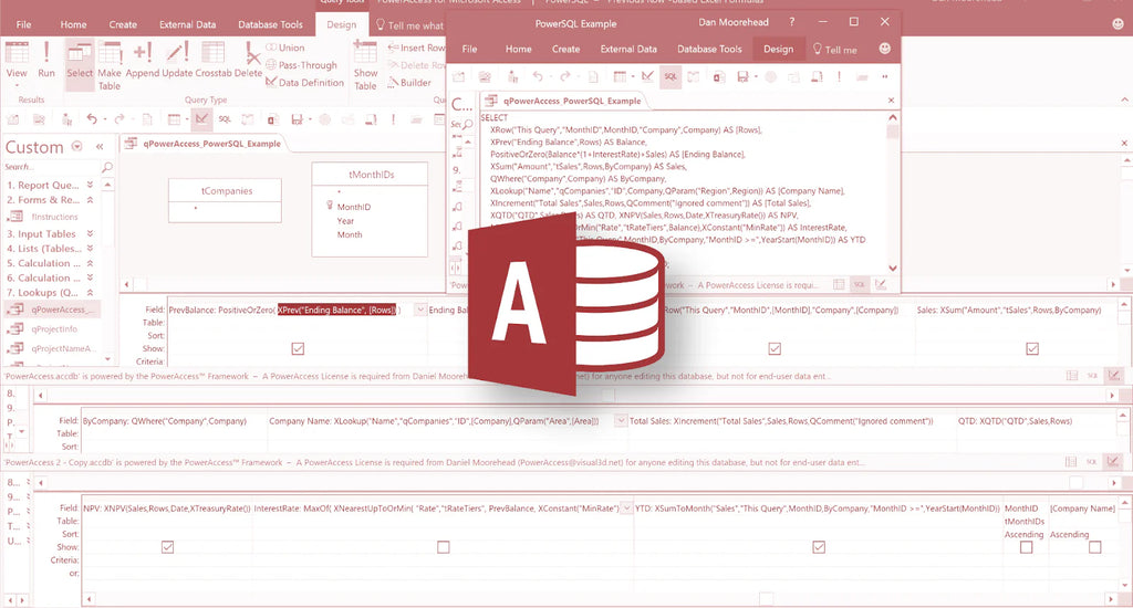 Microsoft Office Access Cheat Sheet