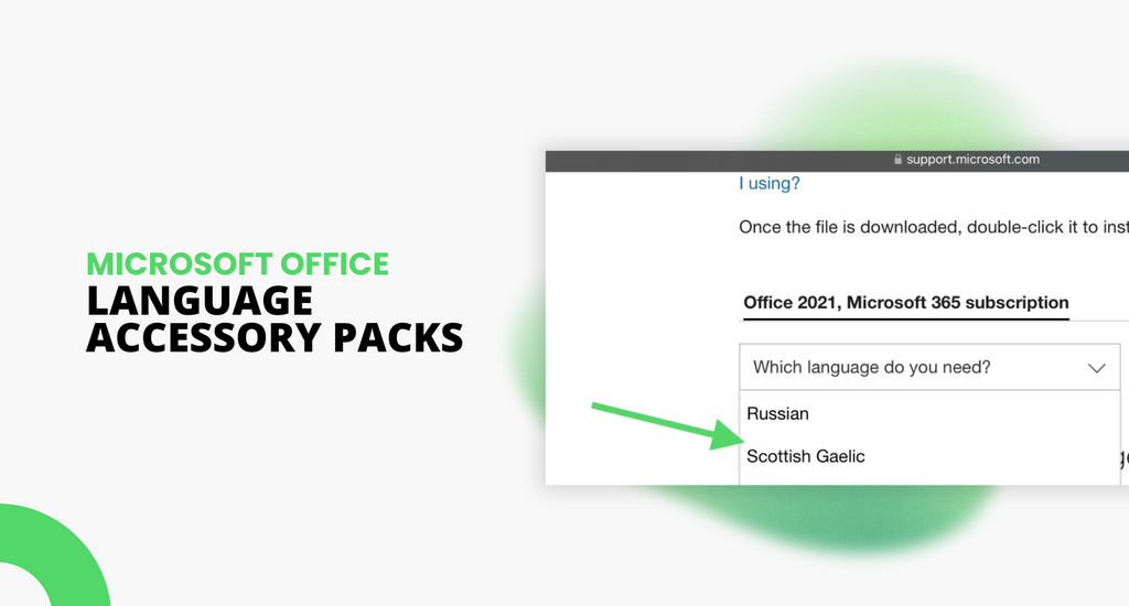 Microsoft Office Language Accessory Packs