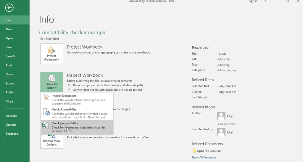 Turn Off Excel Compatibility Mode
