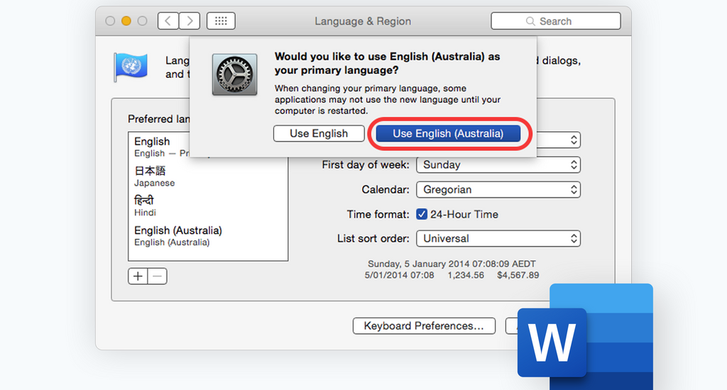 How to Change the Language in Word for Mac 2016