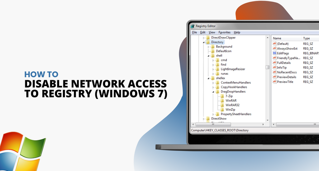 Disable network access to the Windows Registry on Windows 7
