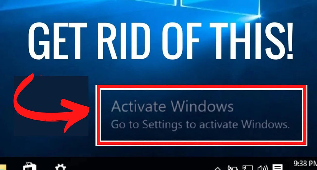 How To Remove the Activate Windows 10 Watermark