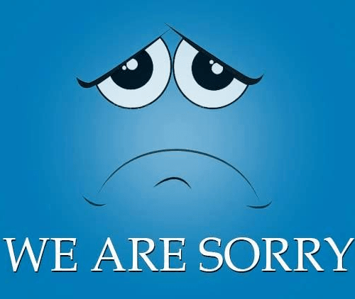 Apology Letter to our Esteemed Clients