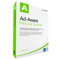 Thumbnail for AdAware Software AdAware Personal Security - 1-Year / 3-PC