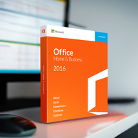 Thumbnail for Microsoft Software Microsoft Office 2016 Home & Business for Windows box