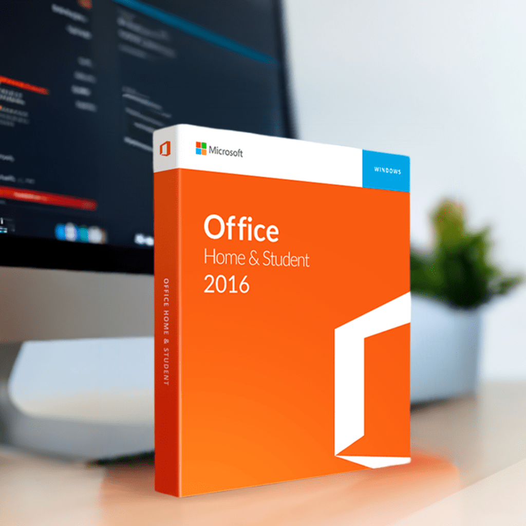 Microsoft Office 2016 Home & Student PC Download box