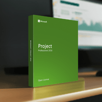 Thumbnail for Microsoft Software Microsoft Project 2016 Pro Open License