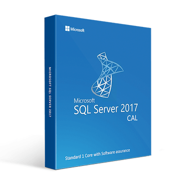 Microsoft Software SQL Server 2017 Standard 1 Core with Software Assurance