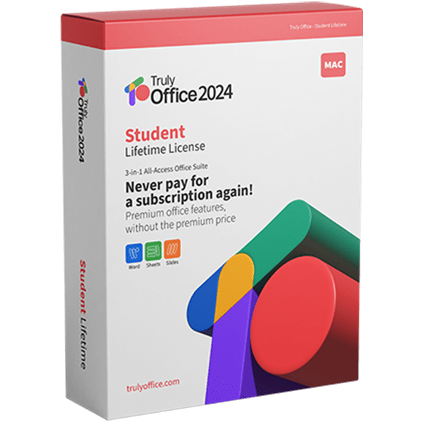 Truly Office Software Truly Office 2024 Student for Mac Lifetime License