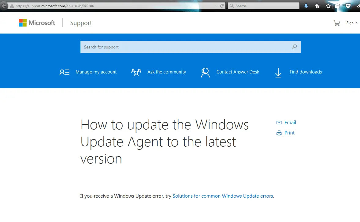 What Is the Windows Update Agent?