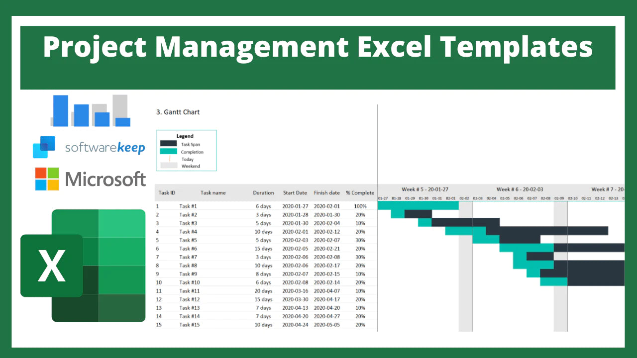 10 Free Excel Templates Project Management