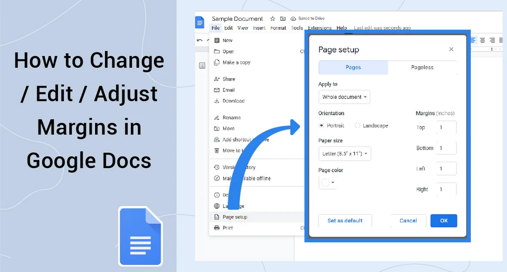 How to Change Margins In Google Docs