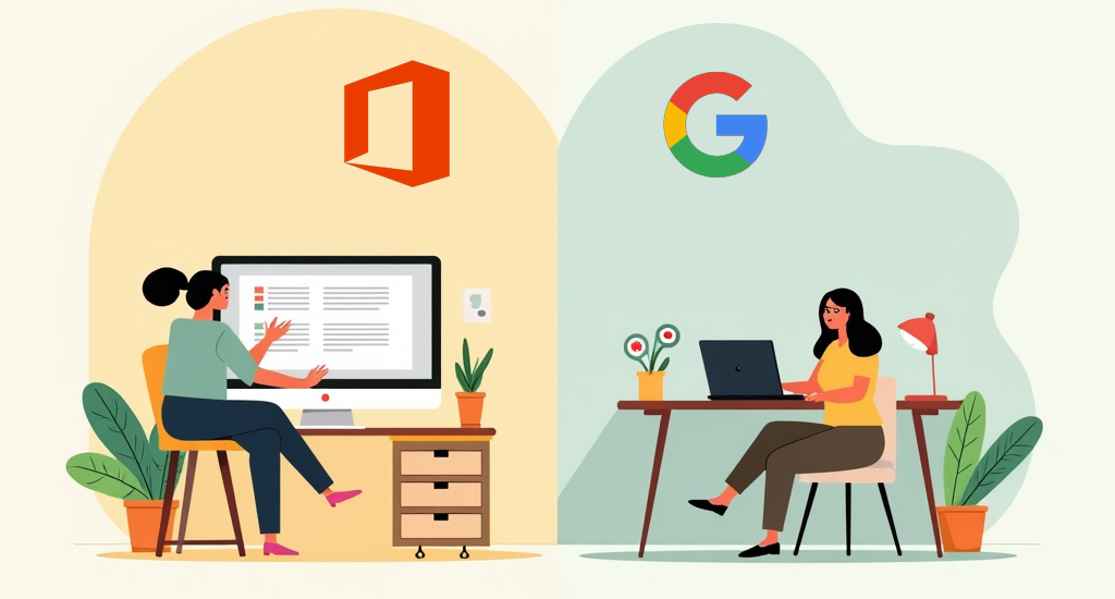 Compare Microsoft 365 vs. Google Workspace SoftwareKeep
