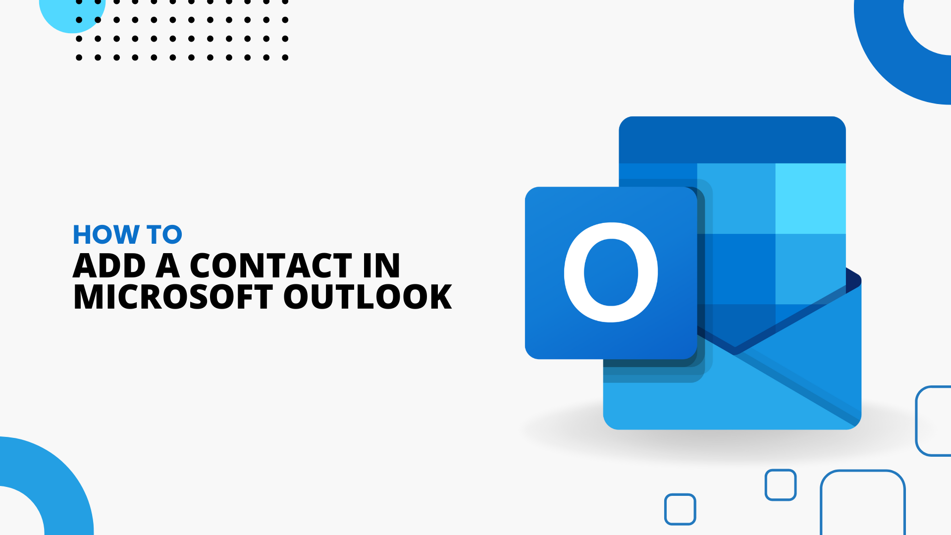 Add a Contact in Microsoft Outlook