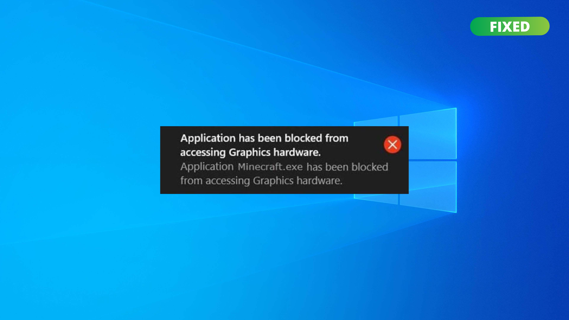 Fix App Blocked from Accessing Graphics Hardware | SoftwareKeep