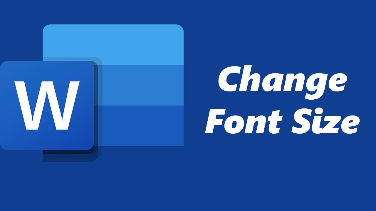 How to change text size and font in Word