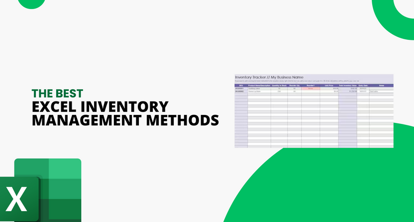 Excel Inventory Management - Methods, Functions & More