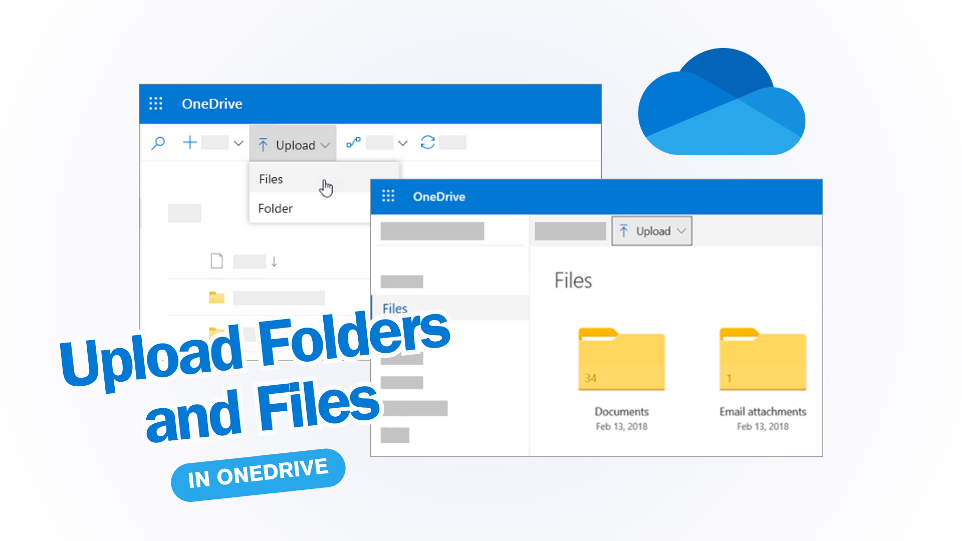 How To Use OneDrive To Upload Files and Folders