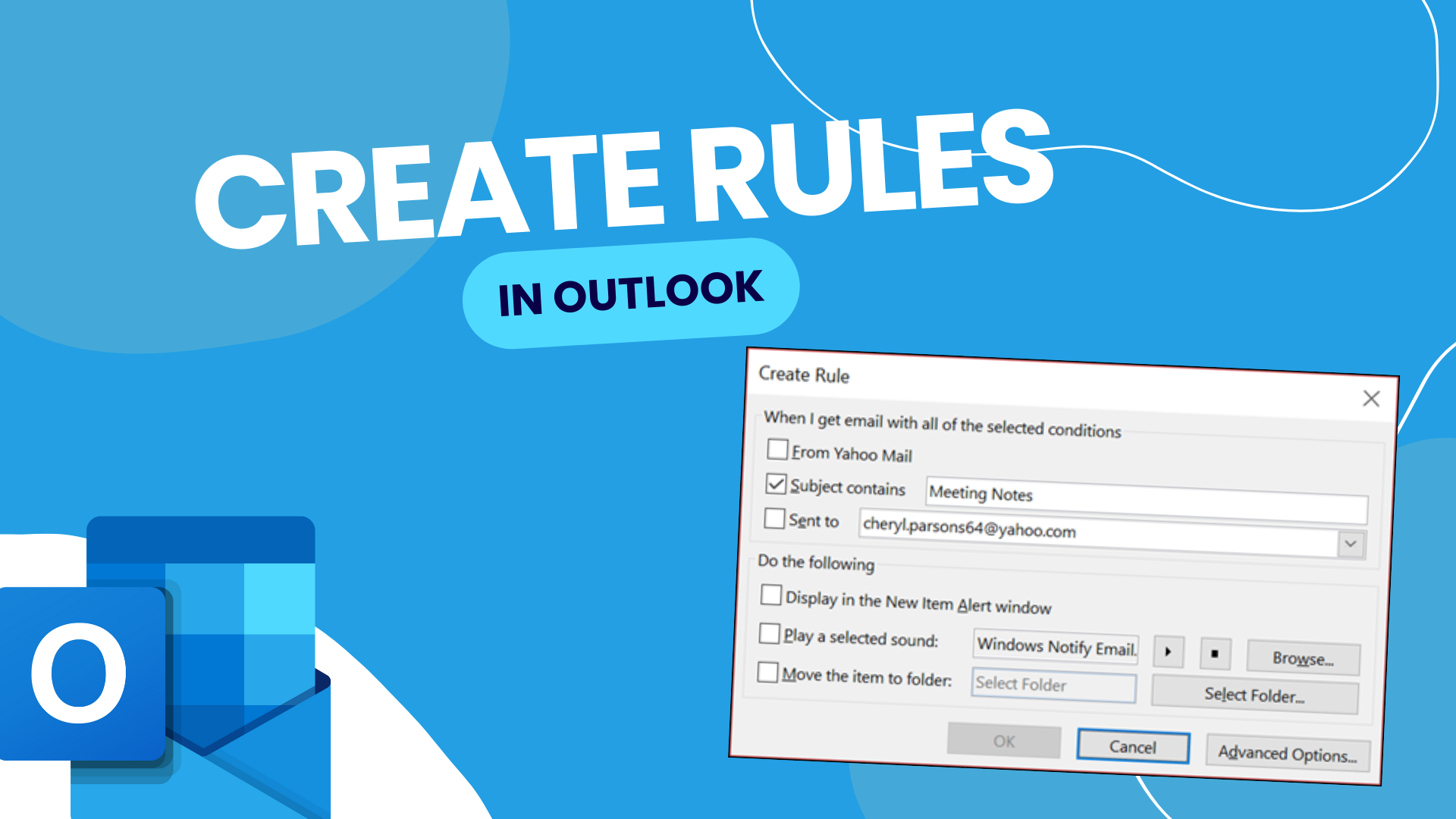 How to Create Rules in Outlook