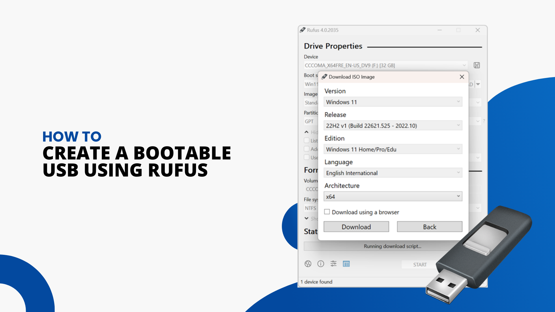 How to Create a Bootable USB Using Rufus