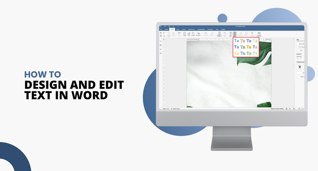 How to Design and Edit Text In Microsoft Word
