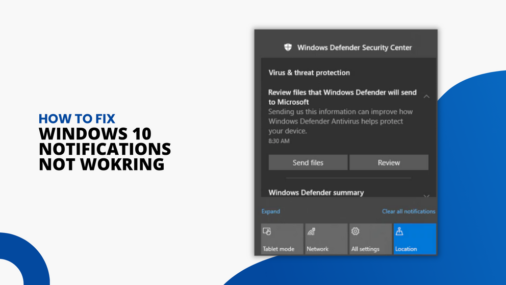 Computer Broken Notification How to Fix Windows 10 Notifications Not Working