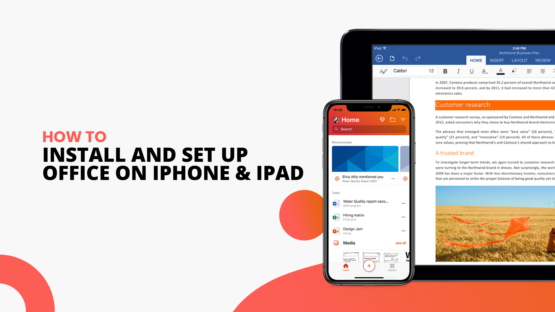 How to Install and Set up Office on an iPhone or iPad