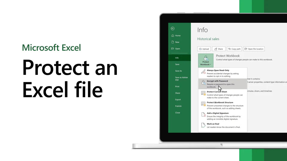 How to Password Protect an Excel File