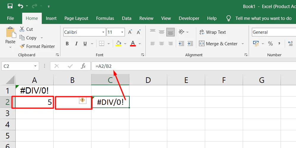 How to Remove #DIV/0! Error in Excel