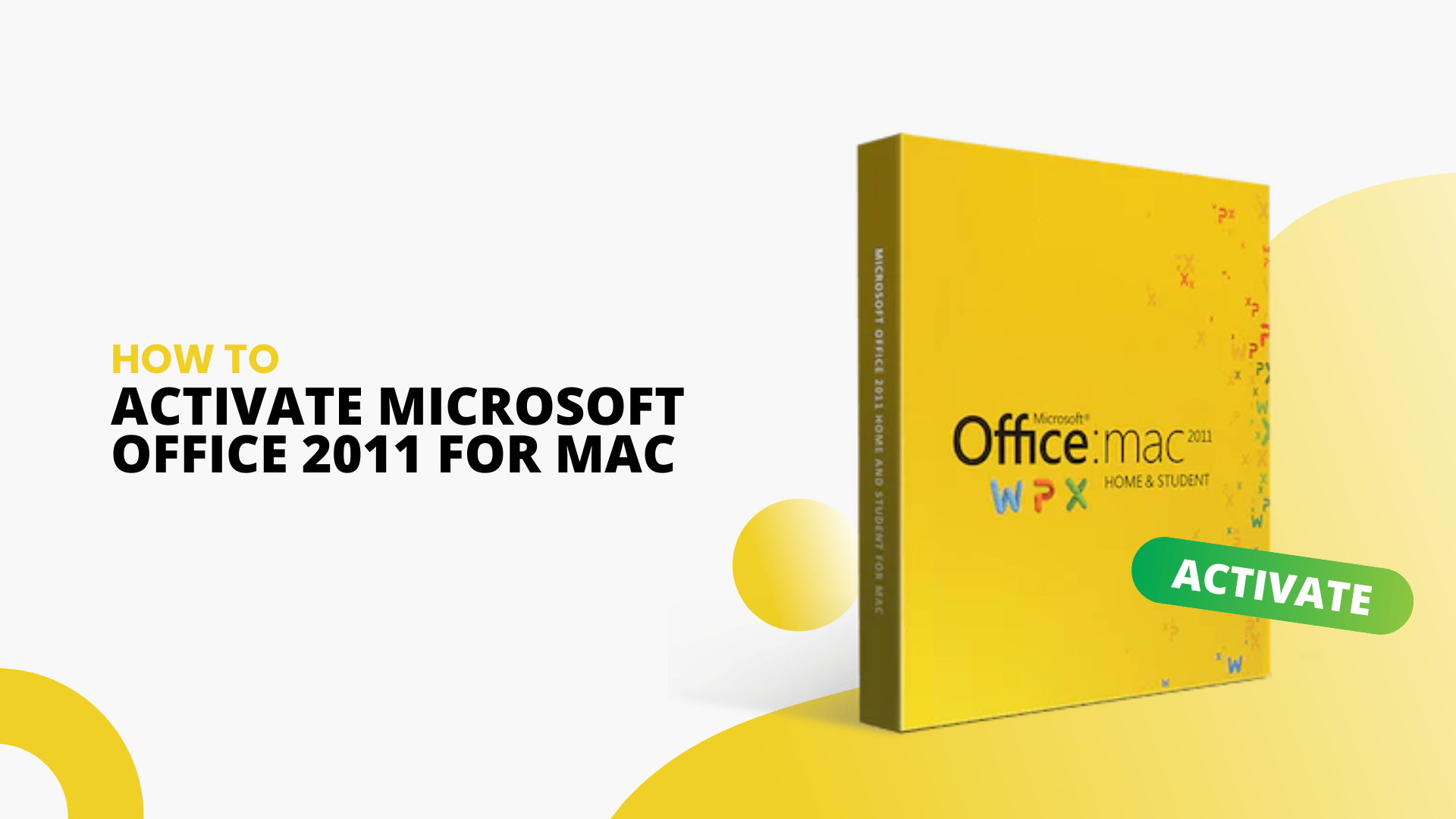 How to Activate Microsoft Office for Mac 2011