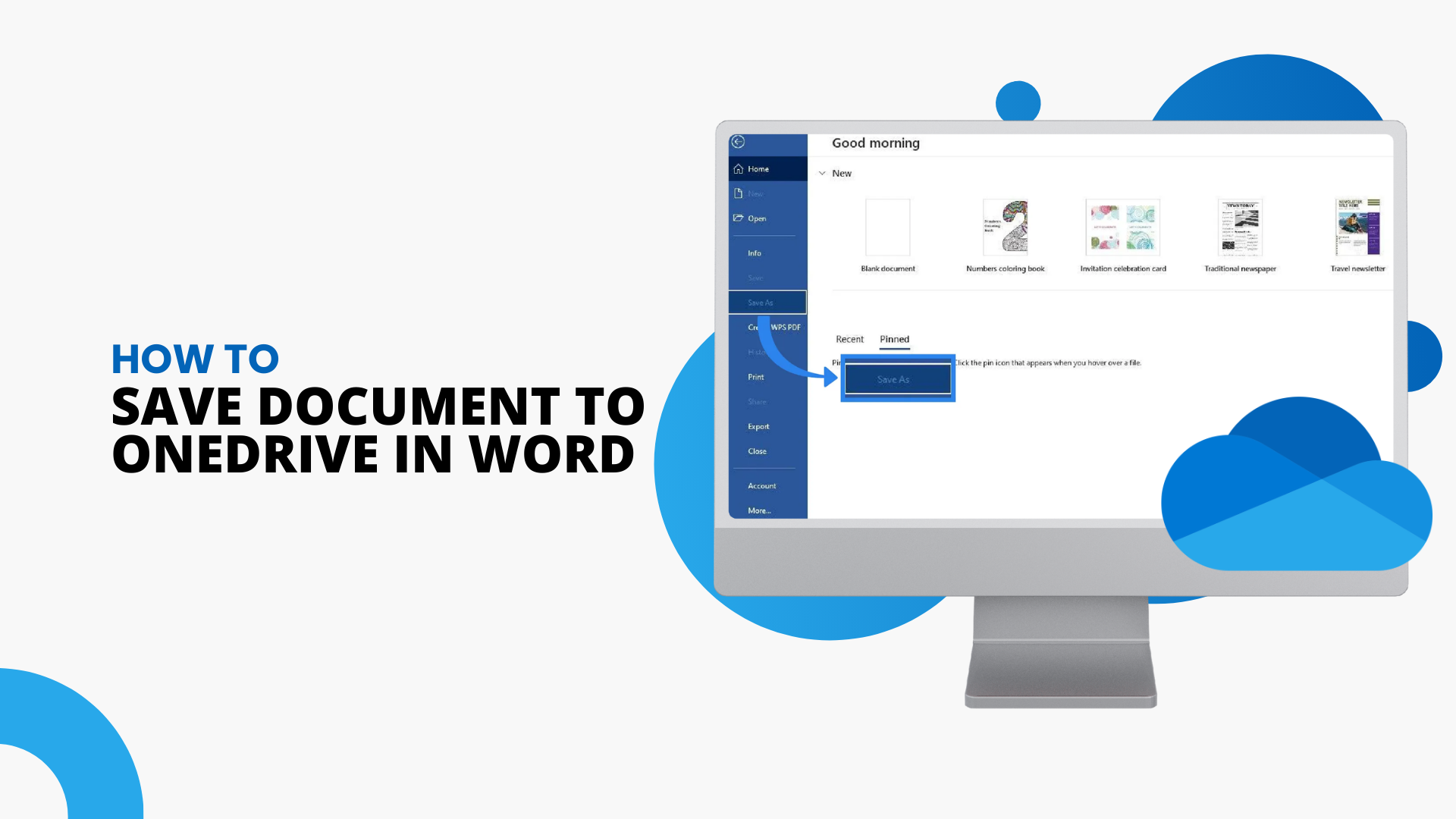 How to Save Your Document to OneDrive in Microsoft Word