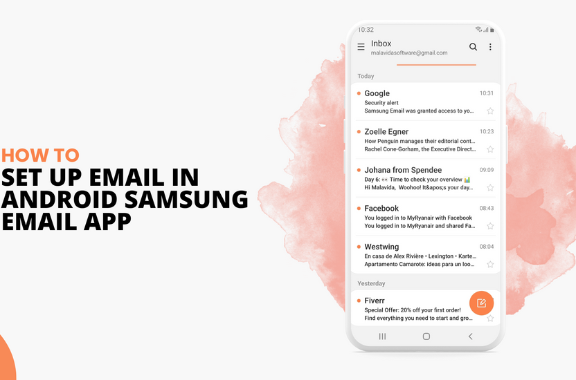 How to Set up Email in Android Samsung Email App