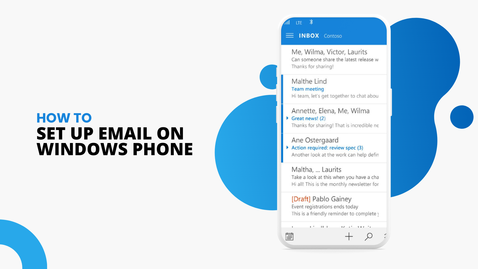 How to Set up Email on Windows Phone
