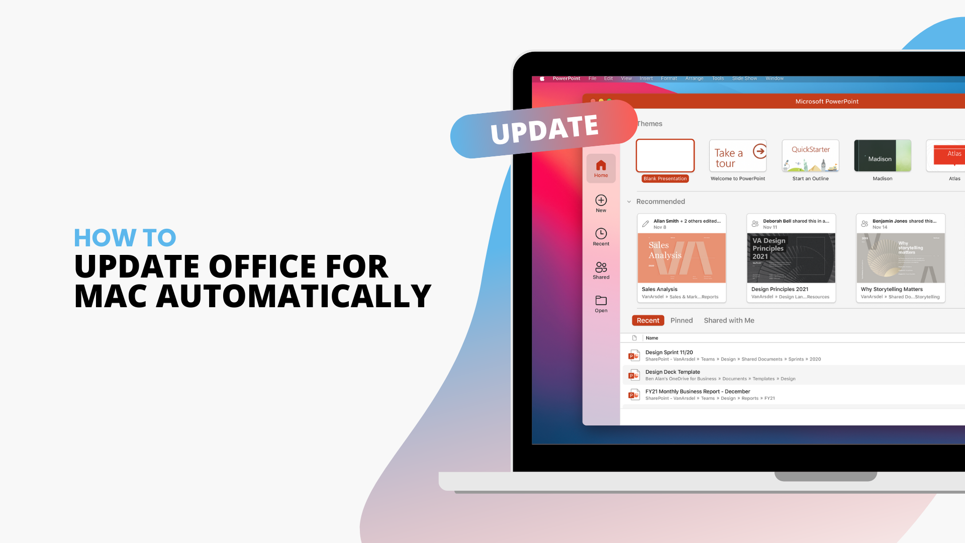 How to Update Office for Mac Automatically