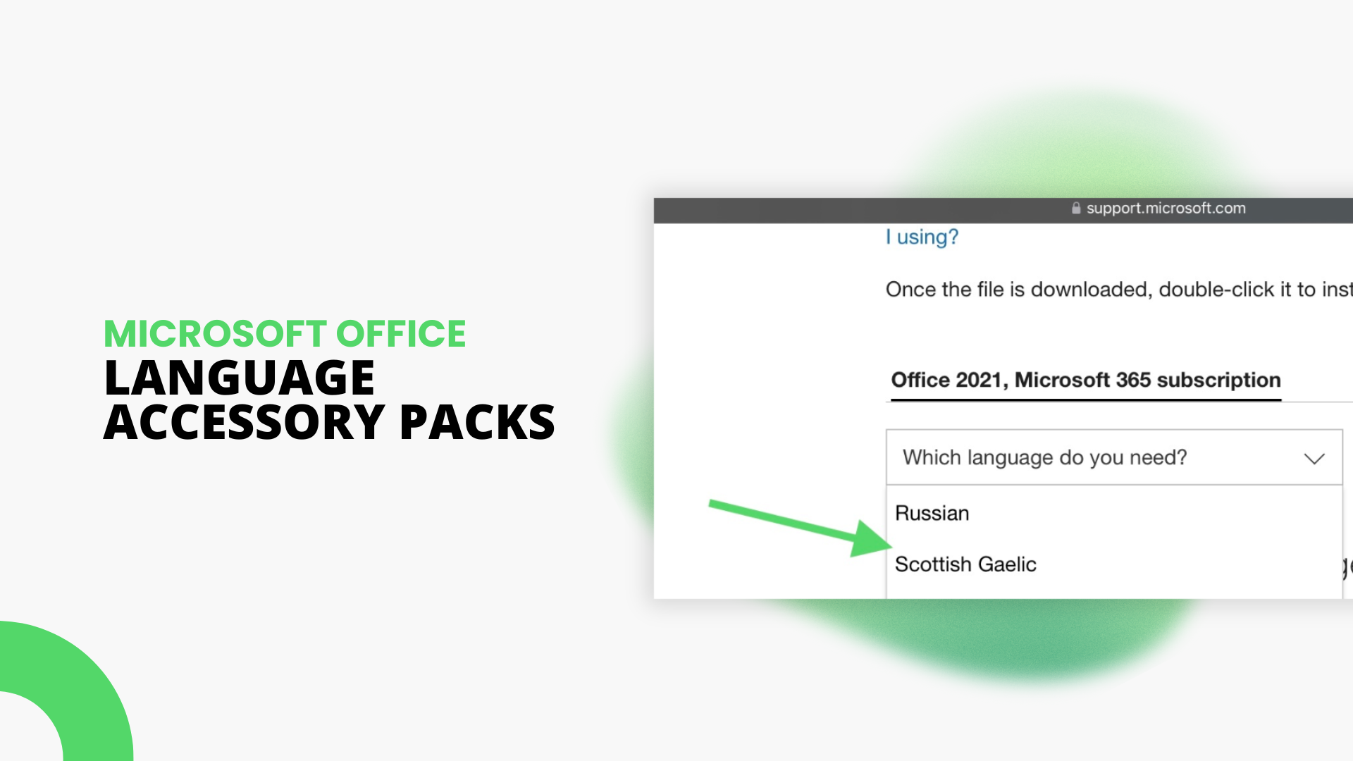 Microsoft Office Language Accessory Packs