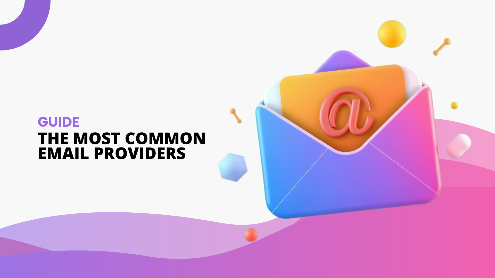 Most Commonly Used Email Addresses, Services & Providers