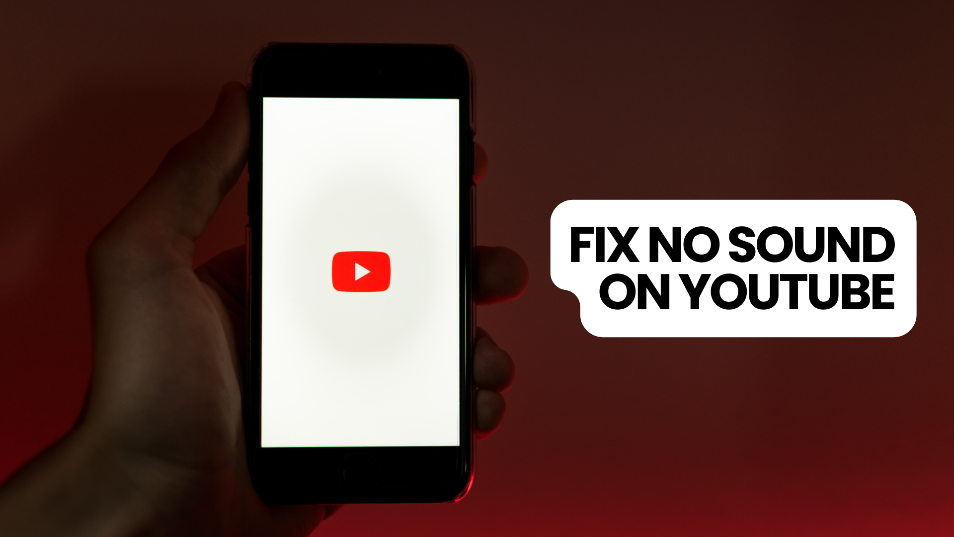 How to fix No Sound on YouTube