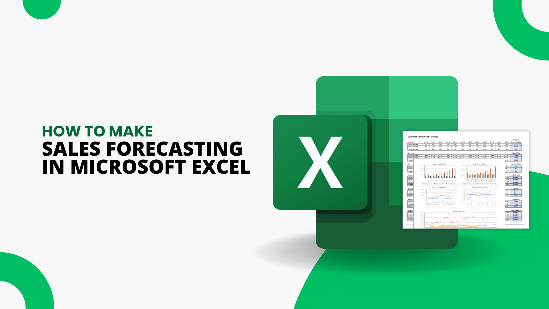 Sales Forecasting in Excel