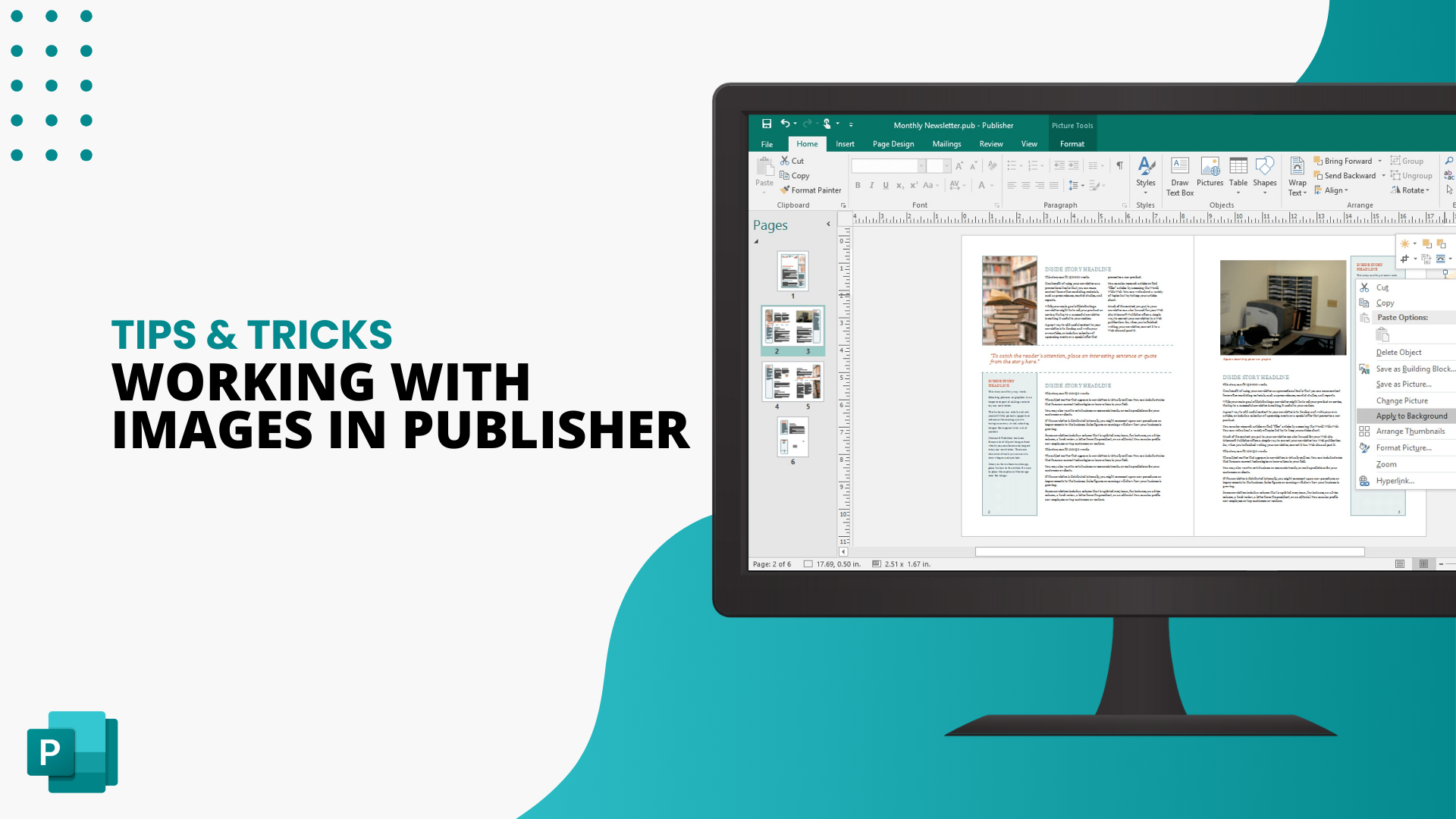 Tips & Tricks Working with Images in Publisher