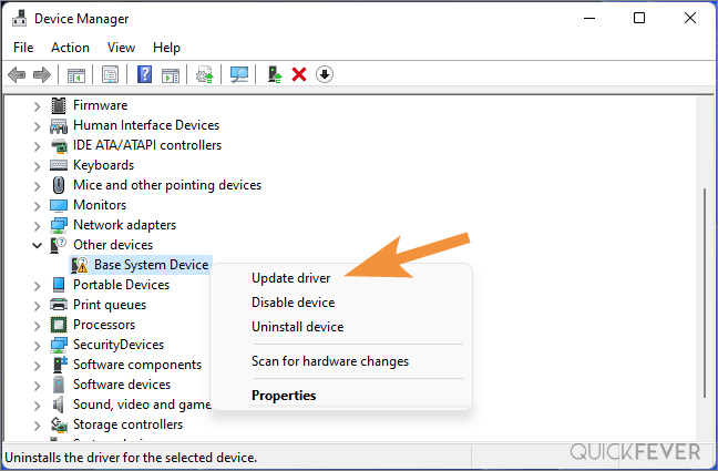 What Is Base System Device
