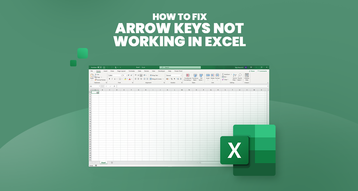 Arrow keys not working Excel