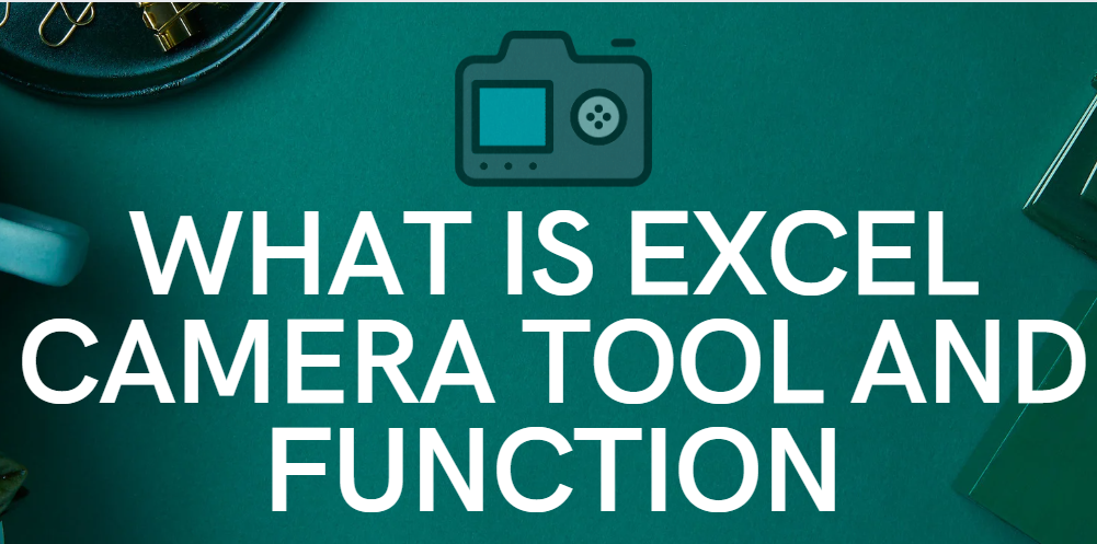 Excel Command Camera Icon Excel Camera Tool - Capture and Display Dynamic Visuals