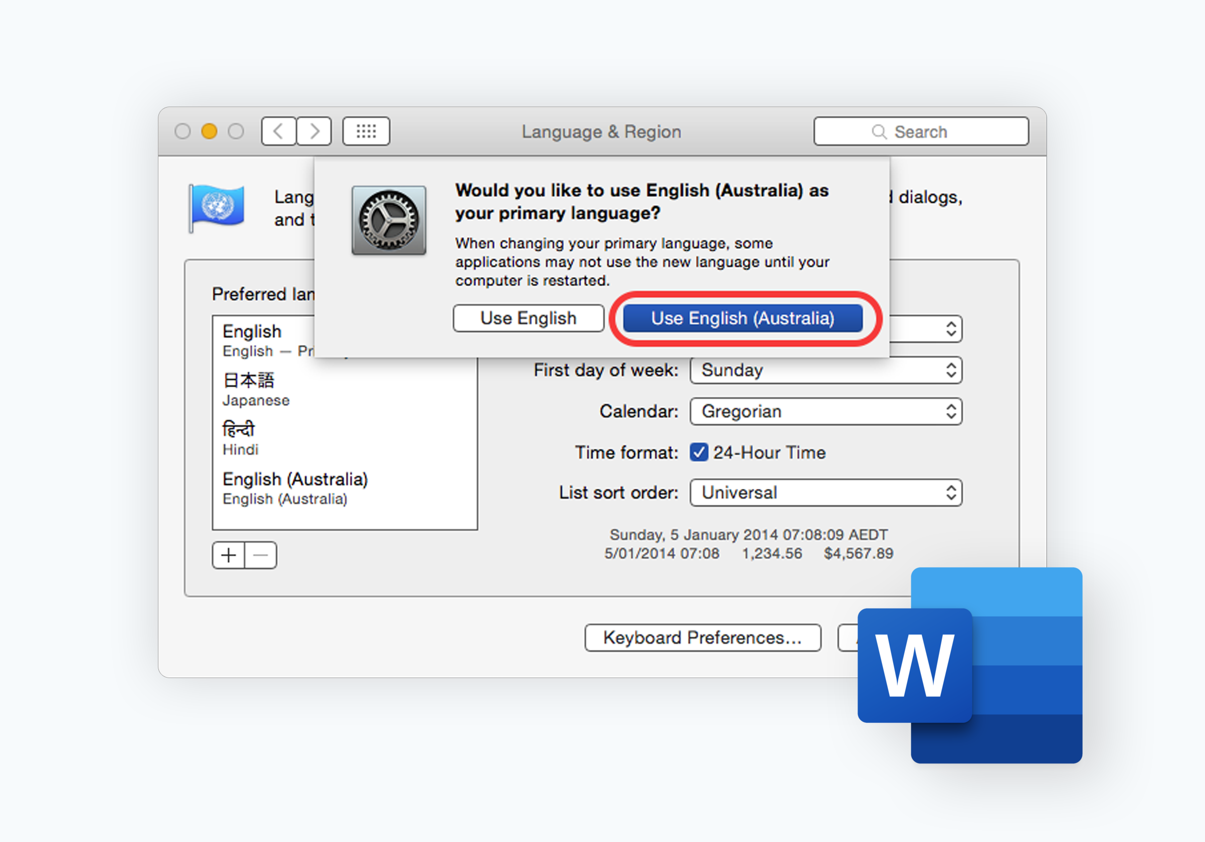 How to Change the Language in Word for Mac 2016