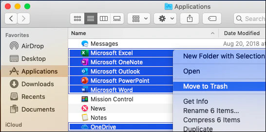 Completely Uninstall Microsoft Office 2016 for Mac
