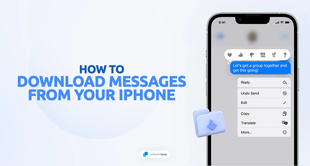 Download text messages from iPhone