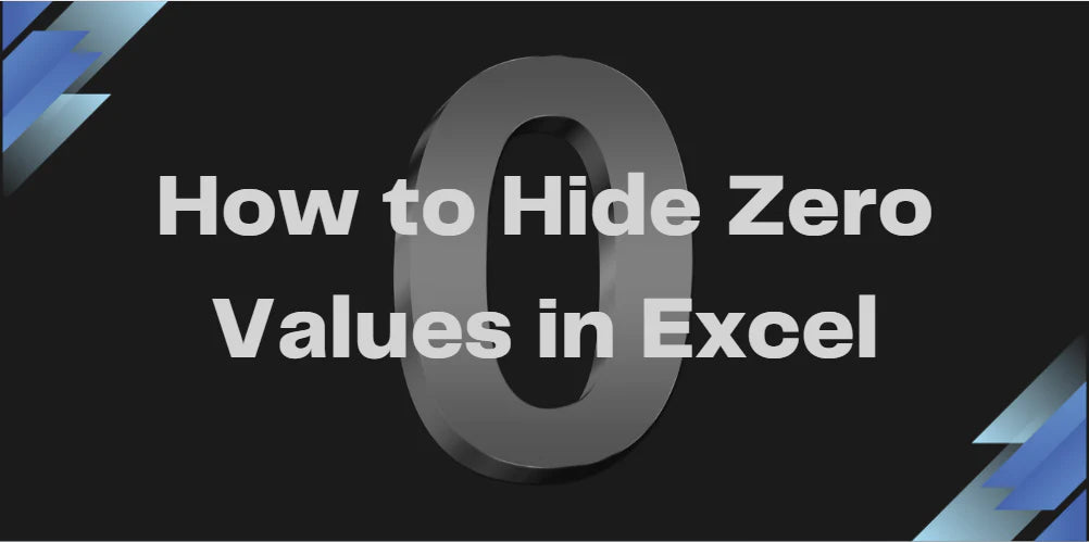 Excel hide zero values