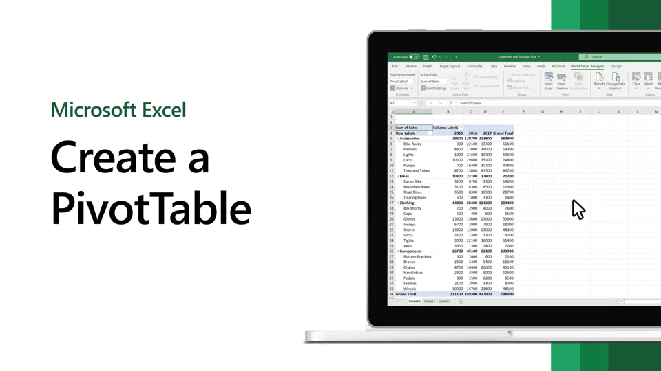 Excel Pivot table