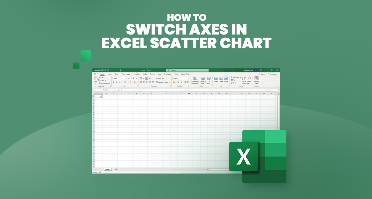 How to Switch Axes in Excel Scatter Chart